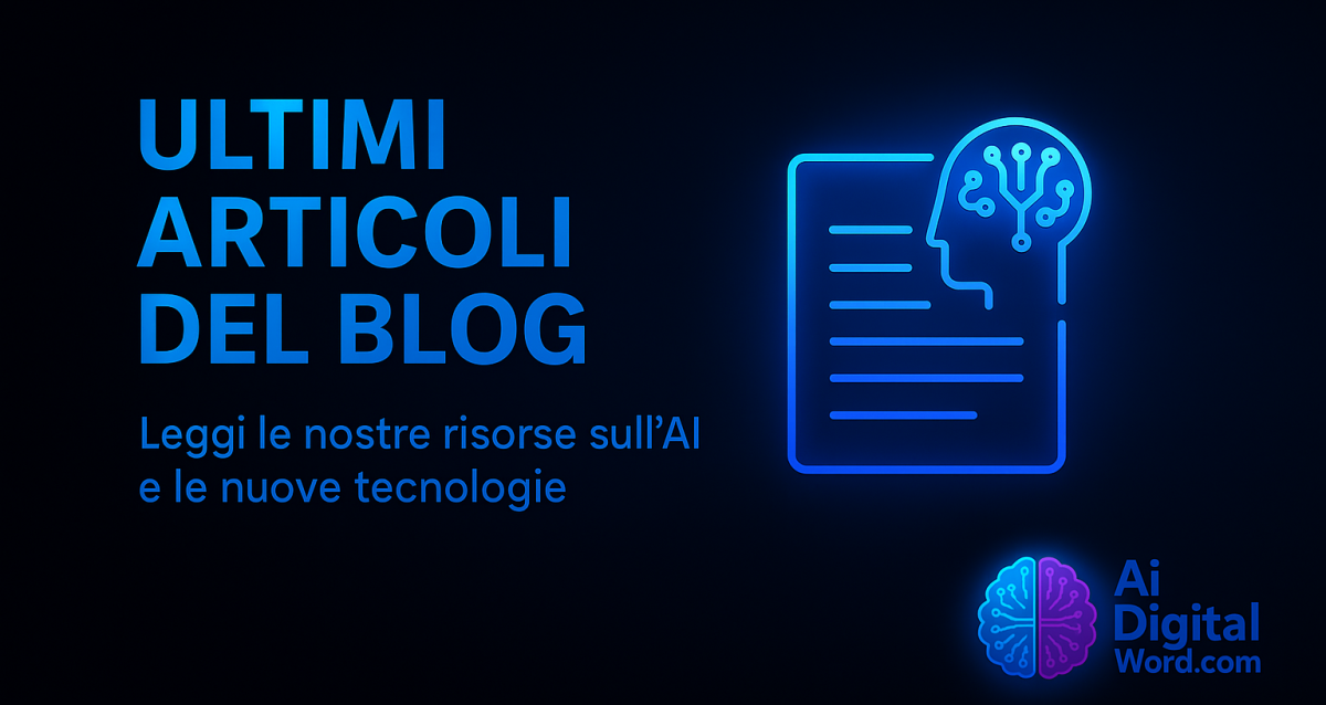 Ultimi articoli del blog